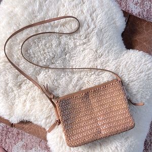 Madewell Knotted Woven Leather Crossbody